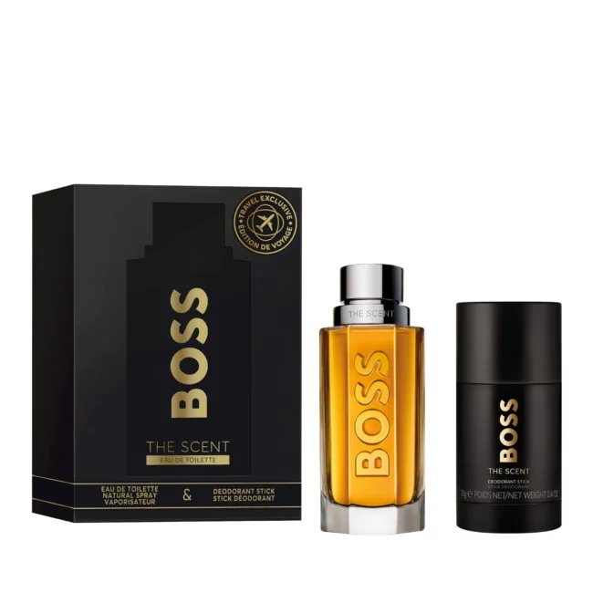 Travel collection Boss The Scent Hugo Boss pour homme 100ml + stick déodorant 75ml